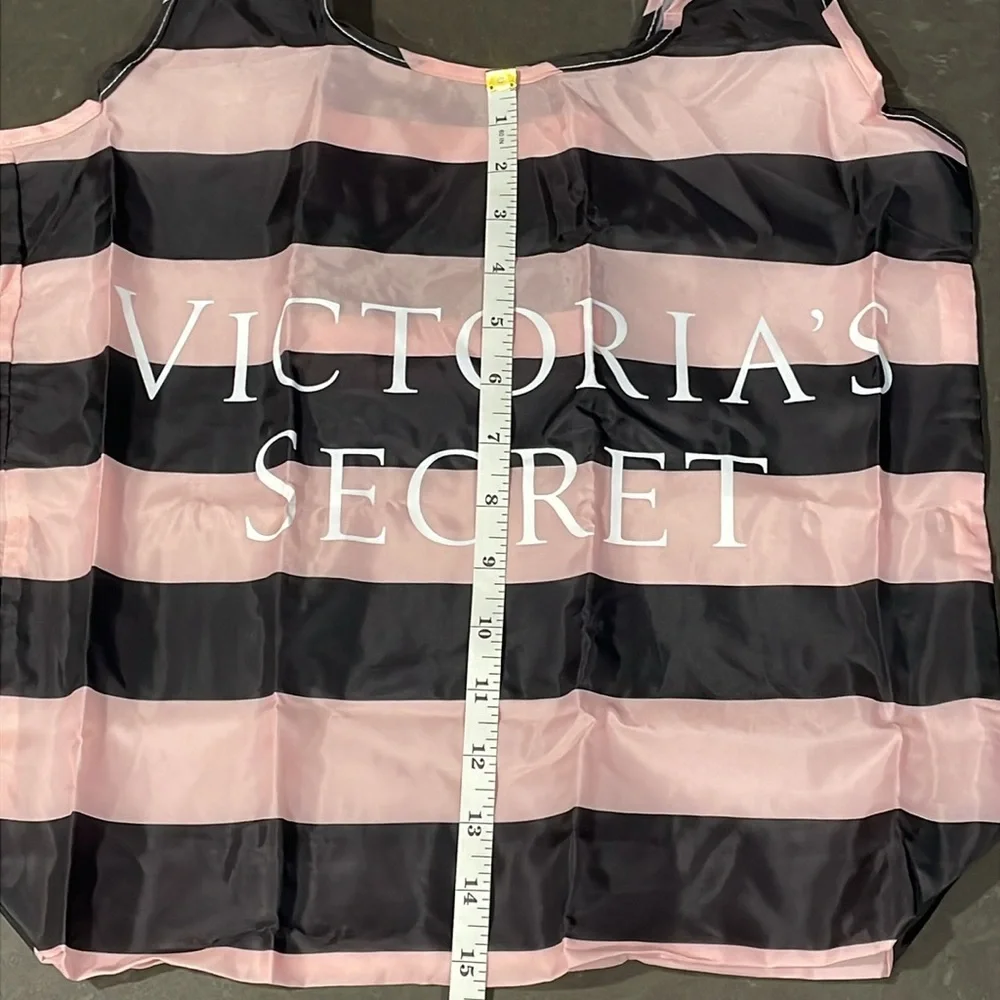 Victoria’s Secret Striped Packable Foldable Tote Bag - Picture 4 of 11